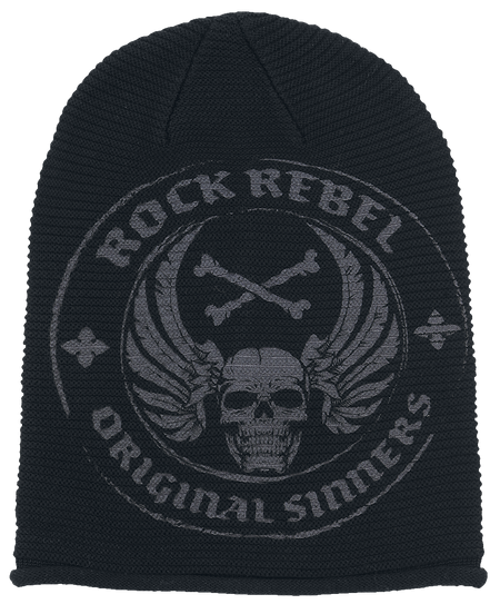 Bonnet  de Rock Rebel by EMP - pour Unisexe - noir - Rock Rebel by EMP - View 2
