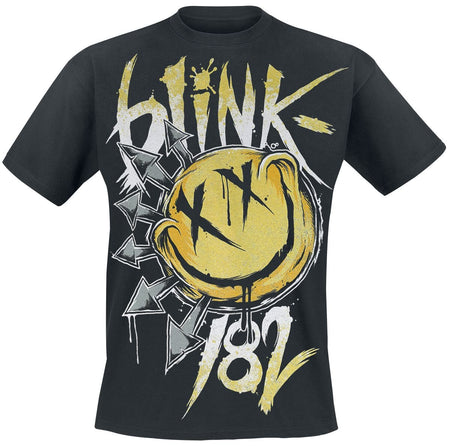 T-Shirt Manches courtes  de Blink-182 - Big Smile - S à XXL - pour Homme - noir - Blink-182
