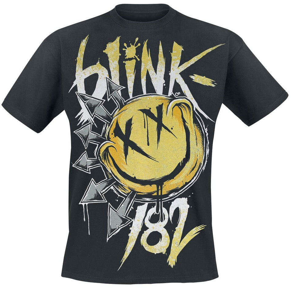 T-Shirt Manches courtes  de Blink-182 - Big Smile - S à XXL - pour Homme - noir - Blink-182