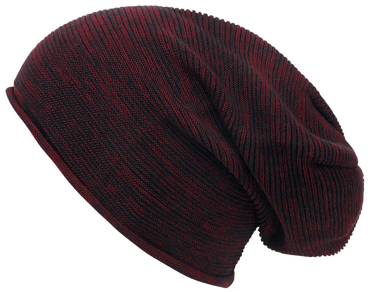 Bonnet  de Black Premium by EMP - Bonnet léger - pour Unisexe - noir/bordeaux - Black Premium by EMP