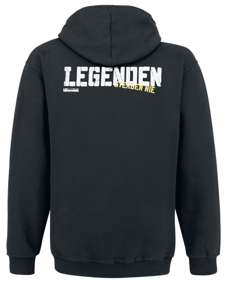 Sweat-shirt à capuche  de Böhse Onkelz - Helden - S à XXL - pour Homme - noir - Böhse Onkelz - View 2