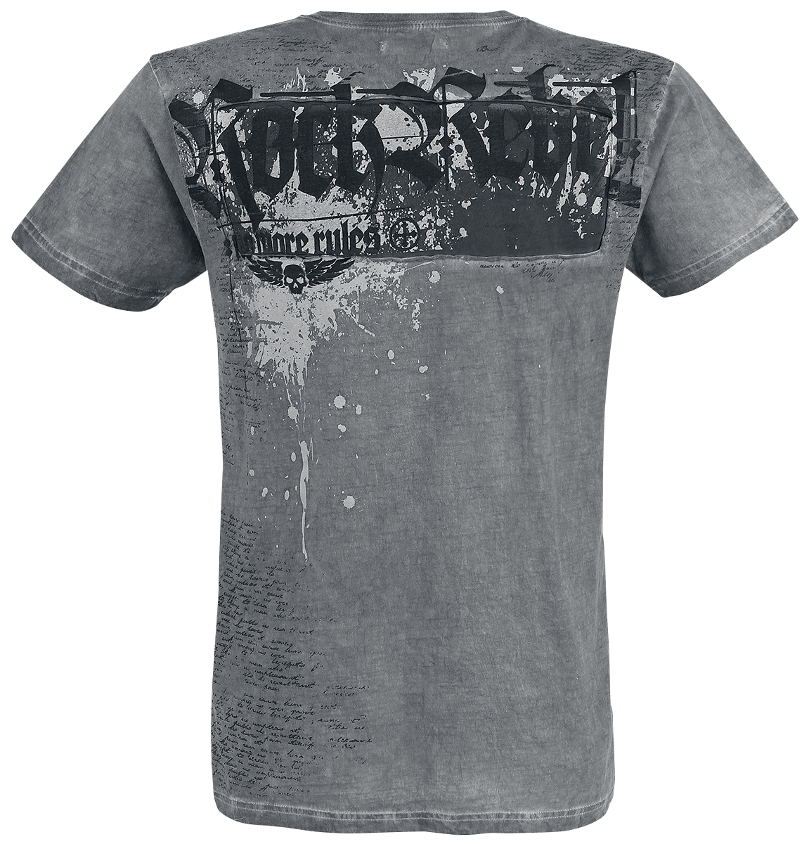 T-Shirt Manches courtes  de Rock Rebel by EMP - Heavy Soul - S à XXL - pour Homme - gris - Rock Rebel by EMP - View 2