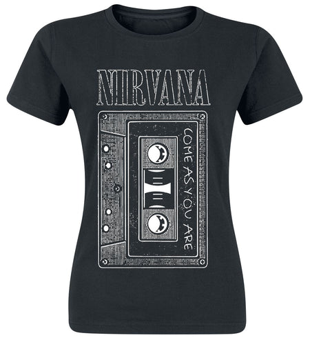 T-Shirt Manches courtes  de Nirvana - As You Are Tape - S à XL - pour Femme - noir - Nirvana