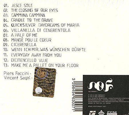 Songs Of Time Lost - Front Cover