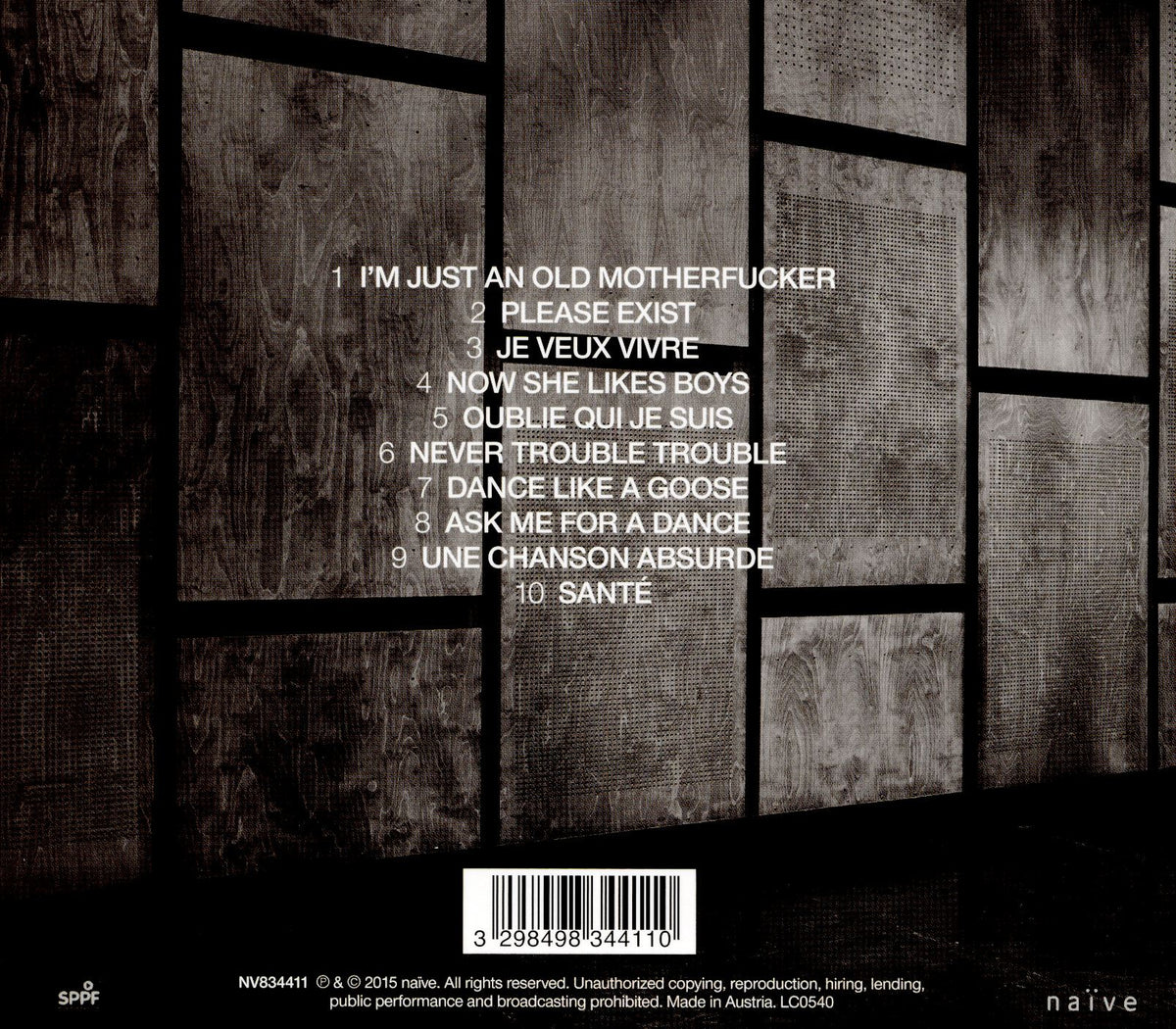 HUMAN INCOGNITO - Back Cover