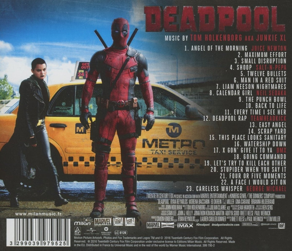 Deadpool (Original Soundtrack Album) - Front Cover