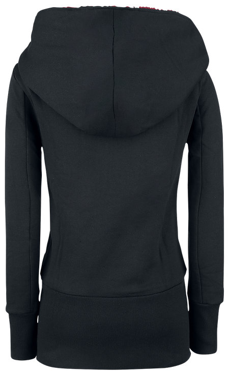 Sweat-shirt zippé à capuche  de RED by EMP - Closer - S à 5XL - pour Femme - noir - RED by EMP - View 2