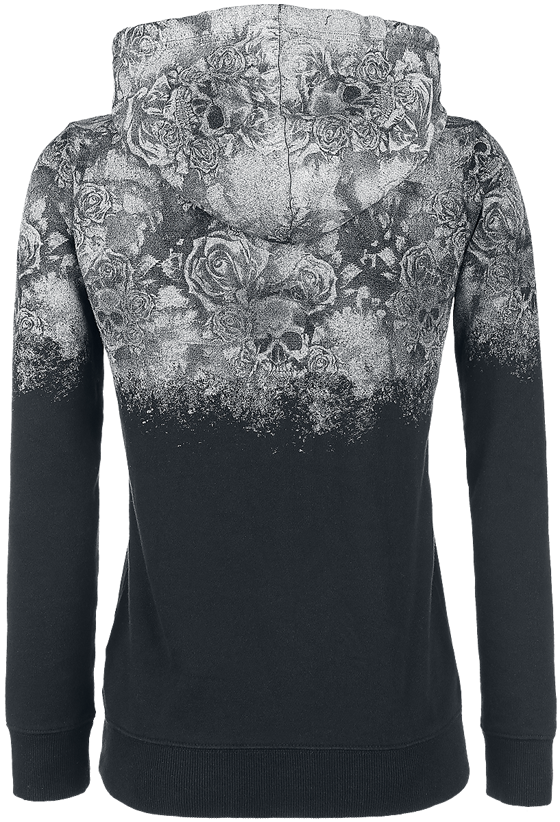 Sweat-shirt à capuche  de Rock Rebel by EMP - Promises - S à 5XL - pour Femme - noir - Rock Rebel by EMP - View 2