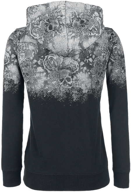 Sweat-shirt à capuche  de Rock Rebel by EMP - Promises - S à 5XL - pour Femme - noir - Rock Rebel by EMP - View 2