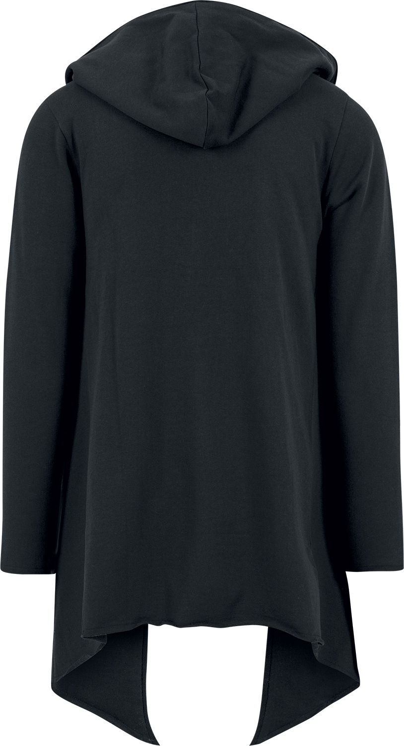 Gilets & Ponchos  de Urban Classics - Cardigan Long Ouvert - S à 5XL - pour Homme - noir - Urban Classics - View 2