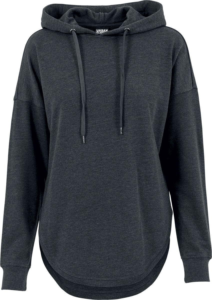 Sweat-shirt à capuche  de Urban Classics - Ladies Oversized Terry Hoody - XS à S - pour Femme - gris chiné - Urban Classics