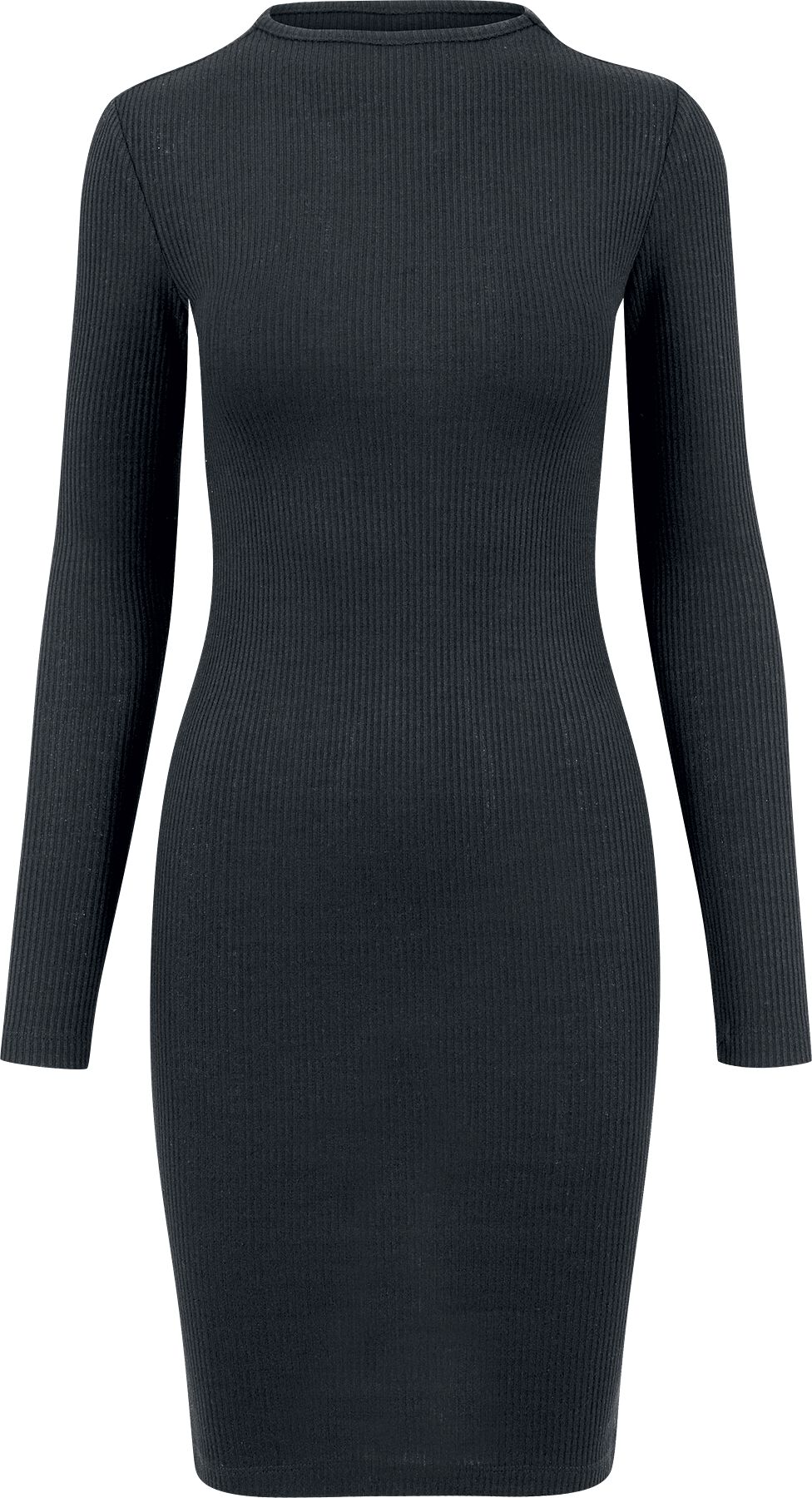 Robe courte  de Urban Classics - Robe Pull - XS à XL - pour Femme - noir - Urban Classics