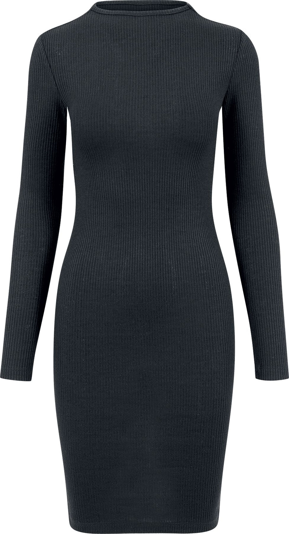 Robe courte  de Urban Classics - Robe Pull - XS à XL - pour Femme - noir - Urban Classics