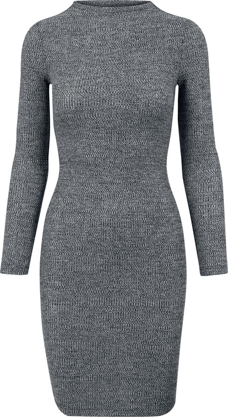 Robe courte  de Urban Classics - Robe Pull - XS à XL - pour Femme - anthracite - Urban Classics