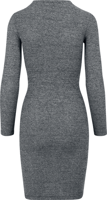 Robe courte  de Urban Classics - Robe Pull - XS à L - pour Femme - anthracite - Urban Classics - View 2