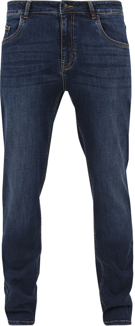 Jean Rockabilly de Urban Classics - Jean Stretch - W30L32 à W38L32 - pour Homme - bleu foncé - Urban Classics