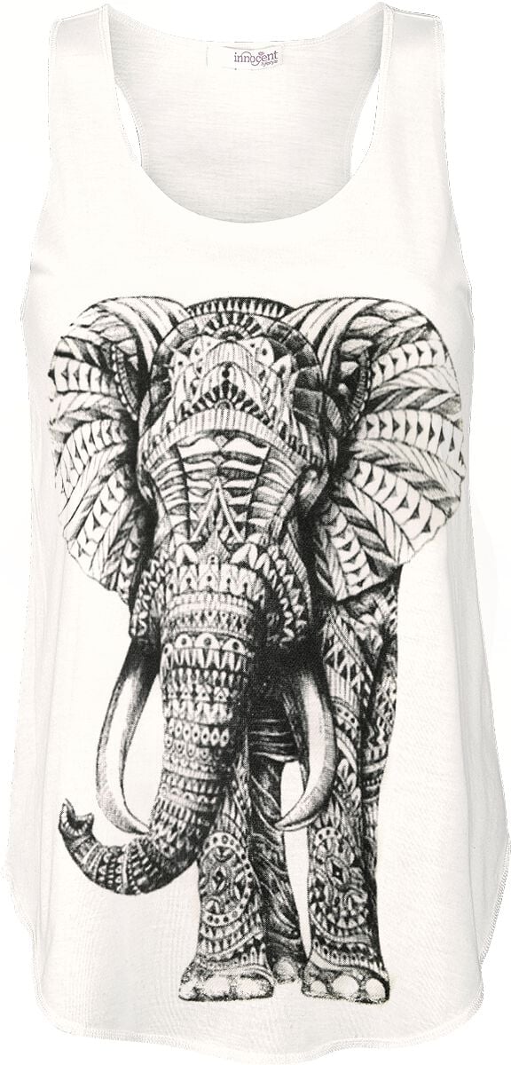 Top  de Innocent - Mammoth - S à XL - pour Femme - blanc cassé - innocent