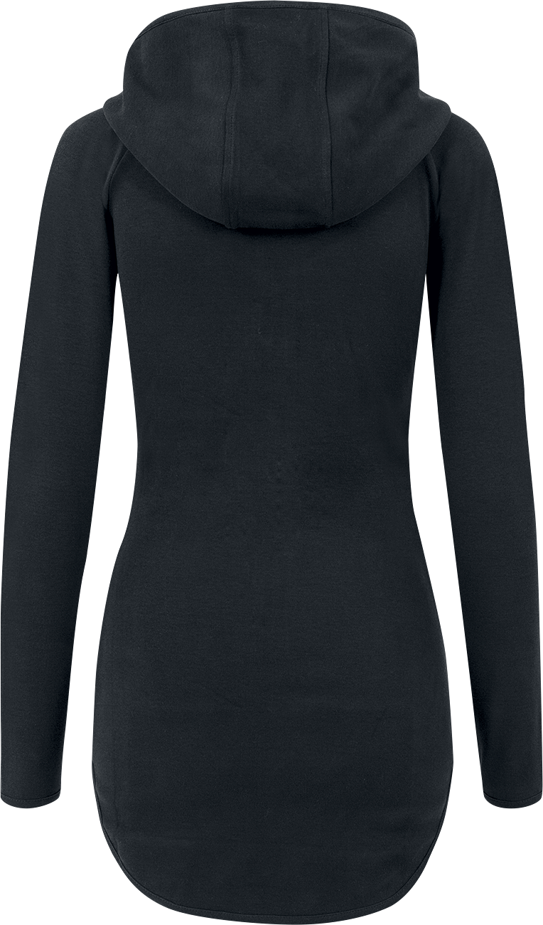 Sweat-shirt zippé à capuche  de Urban Classics - Ladies Athletic Interlock Zip Hoodie - XS à XL - pour Femme - noir - Urban Classics - View 2