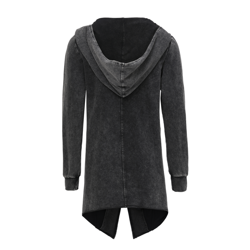 Sweat-shirt zippé à capuche  de Forplay - Sweat Vintage Avec Zip Asymétrique - S à XXL - pour Femme - noir - Forplay - View 2