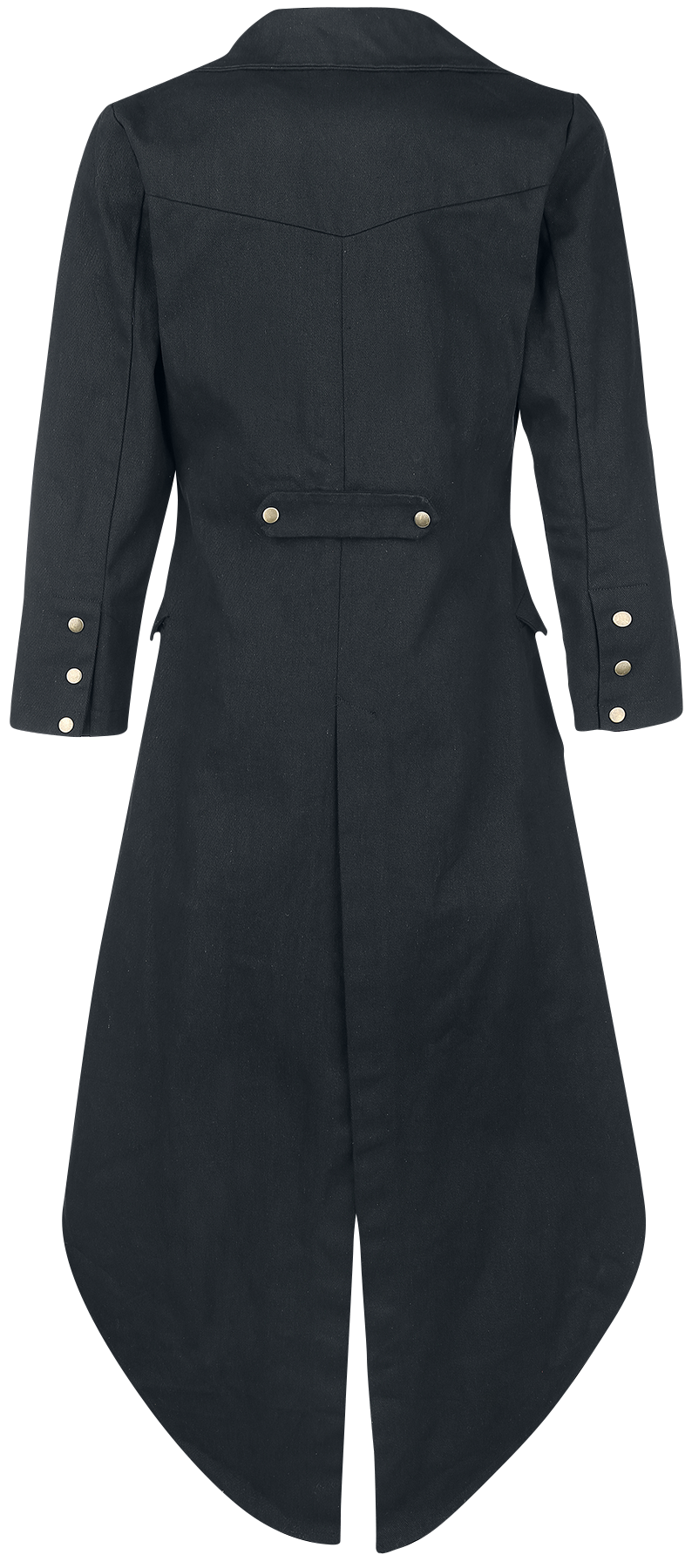Manteau militaire Gothic de Banned Alternative - Veste Queue De Pie - S à 5XL - pour Homme - noir - Banned Alternative - View 2