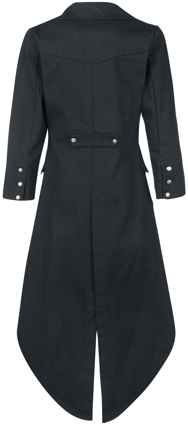 Manteau militaire Gothic de Banned Alternative - Veste Queue De Pie - M à 4XL - pour Homme - noir - Banned Alternative - View 2