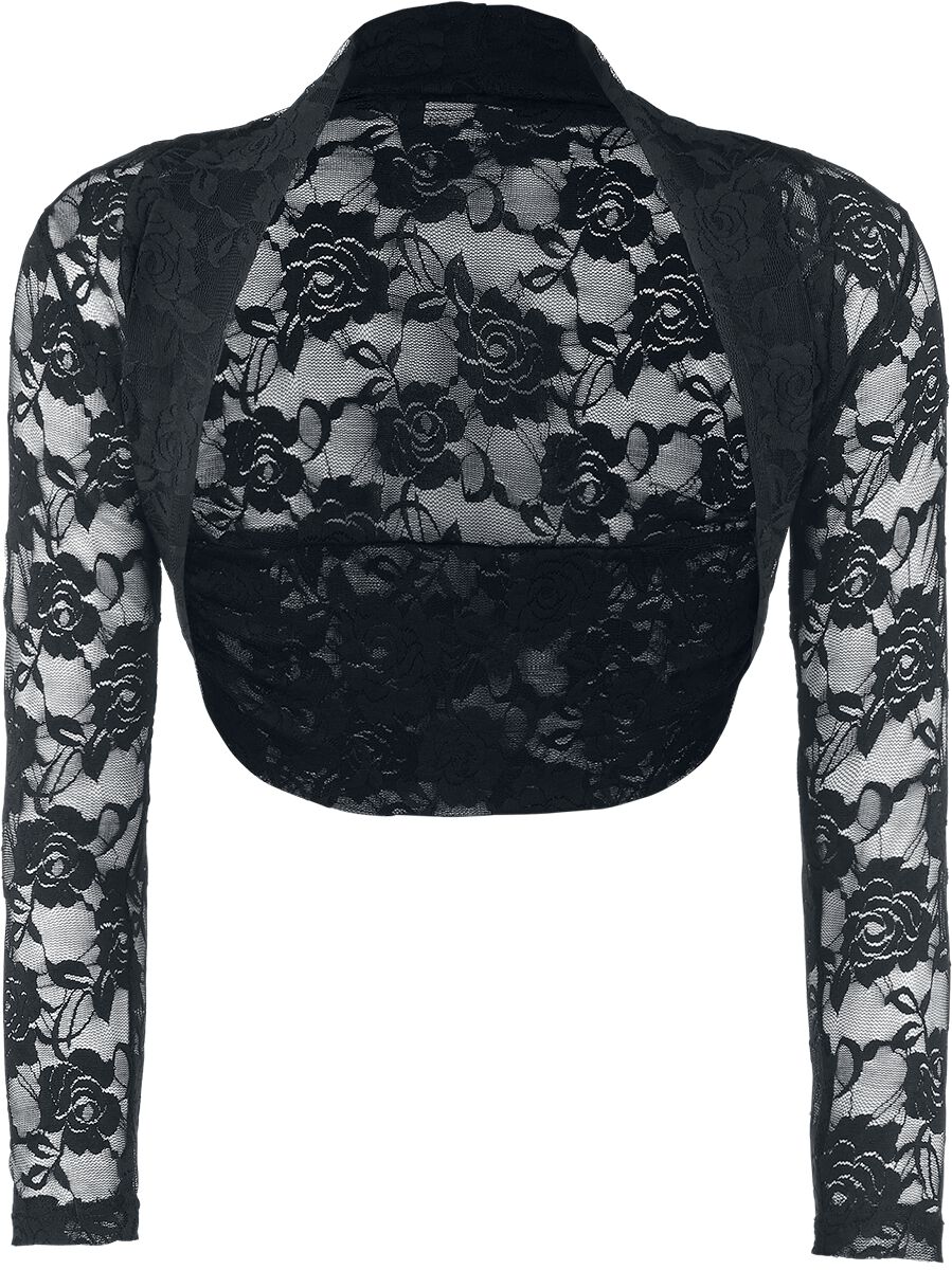 Boléro Gothic de Banned Alternative - Lace Bolero - S à XL - pour Femme - noir - Banned Alternative