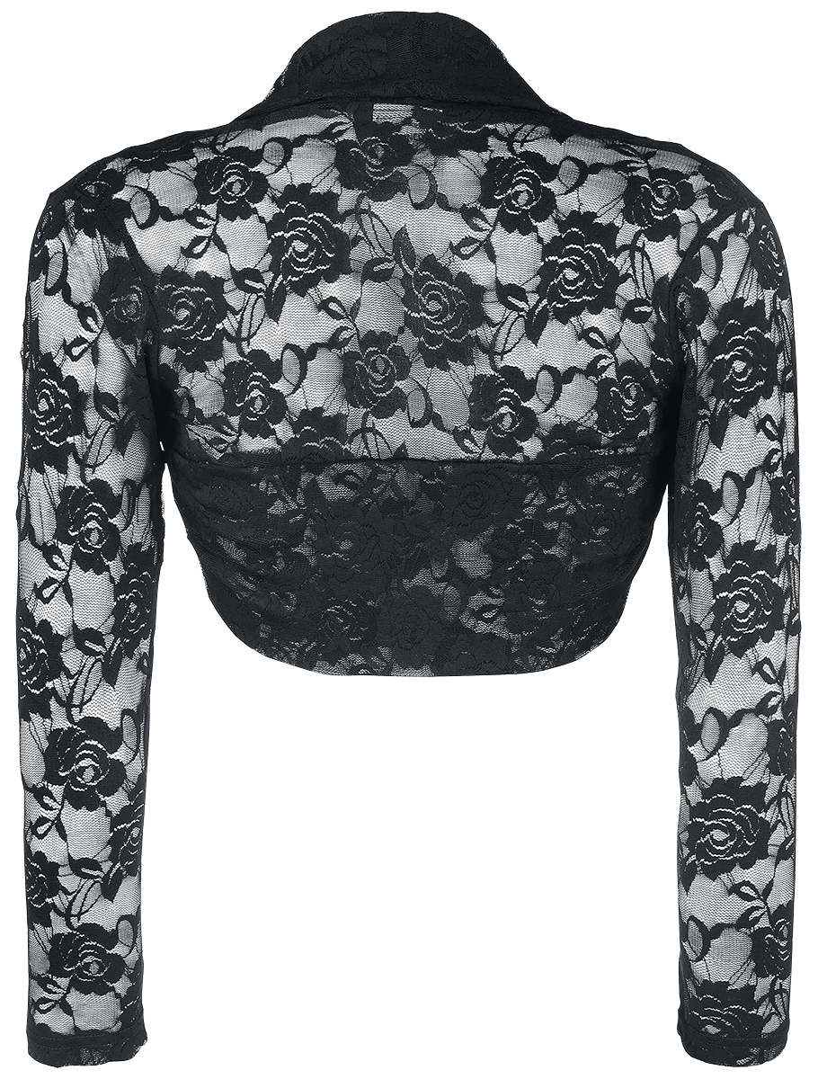 Boléro Gothic de Banned Alternative - Lace Bolero - S à XL - pour Femme - noir - Banned Alternative - View 2