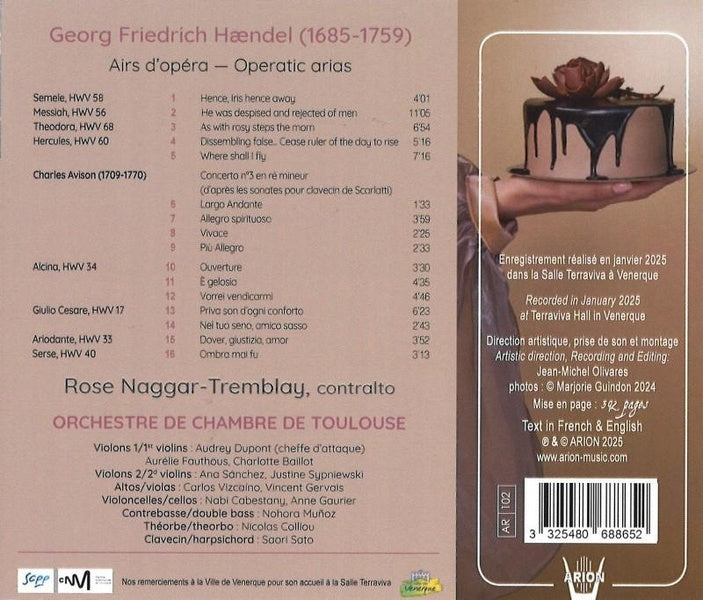 Haendel Gourmand - Front Cover