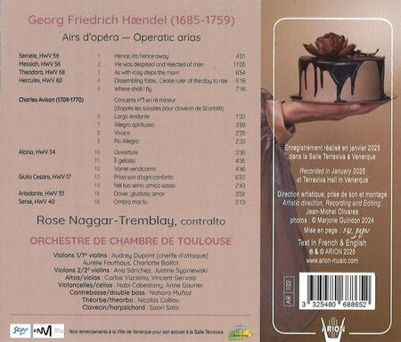 Haendel Gourmand - Front Cover