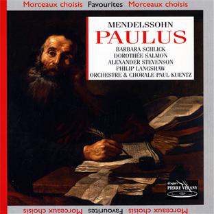 oeuvres de Mendelssohn - Front Cover