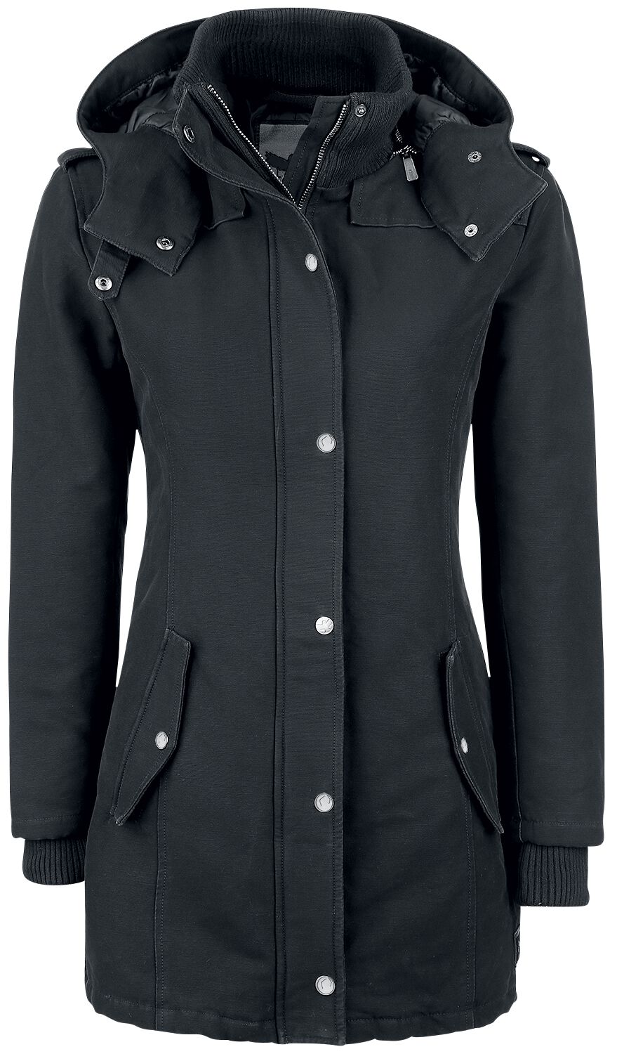 Veste d'hiver  de Black Premium by EMP - Parka - XS à 5XL - pour Femme - noir - Black Premium by EMP