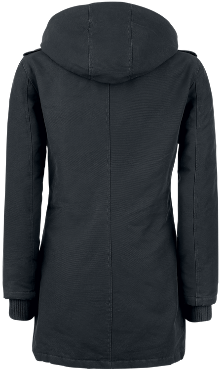 Veste d'hiver  de Black Premium by EMP - Parka - XS à 5XL - pour Femme - noir - Black Premium by EMP - View 2