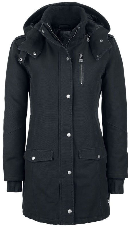 Manteau d'hiver  de RED by EMP - Parka Femme - XS à 5XL - pour Femme - noir - RED by EMP