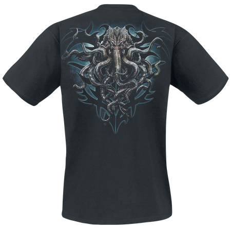T-Shirt Manches courtes Gothic de Spiral - Cthulhu - S à XXL - pour Homme - noir - Spiral - View 2