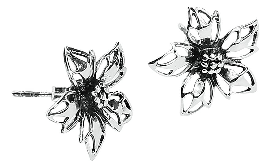 Set de clous d'oreilles  de etNox - Wild Flower - pour Femme - Standard - etNox