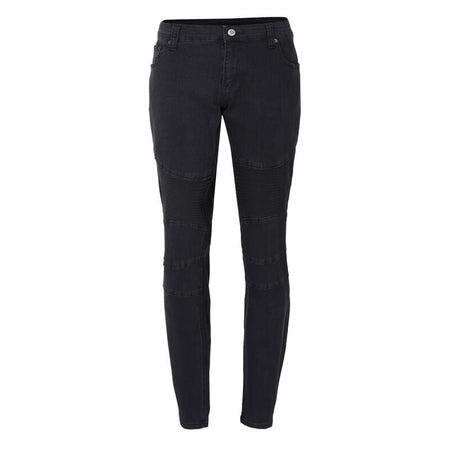 Jean  de Forplay - Pantalon Style Motard - W27L32 à W34L34 - pour Femme - noir - Forplay