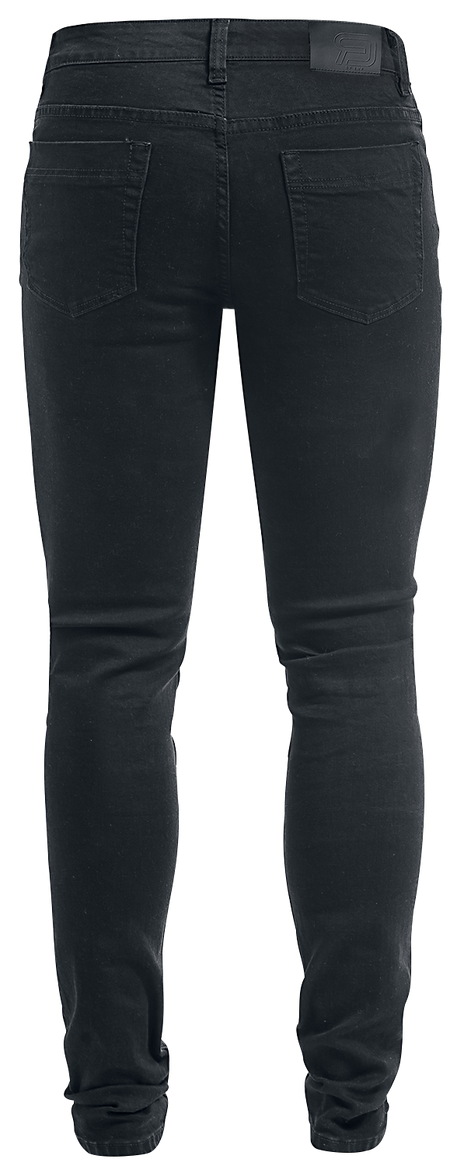 Jean  de Forplay - Pantalon Style Motard - W30L32 à W38L34 - pour Homme - noir - Forplay - View 2