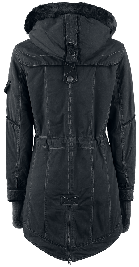 Veste d'hiver  de Brandit - Parka Femme Saby - S à XXL - pour Femme - noir - Brandit - View 2