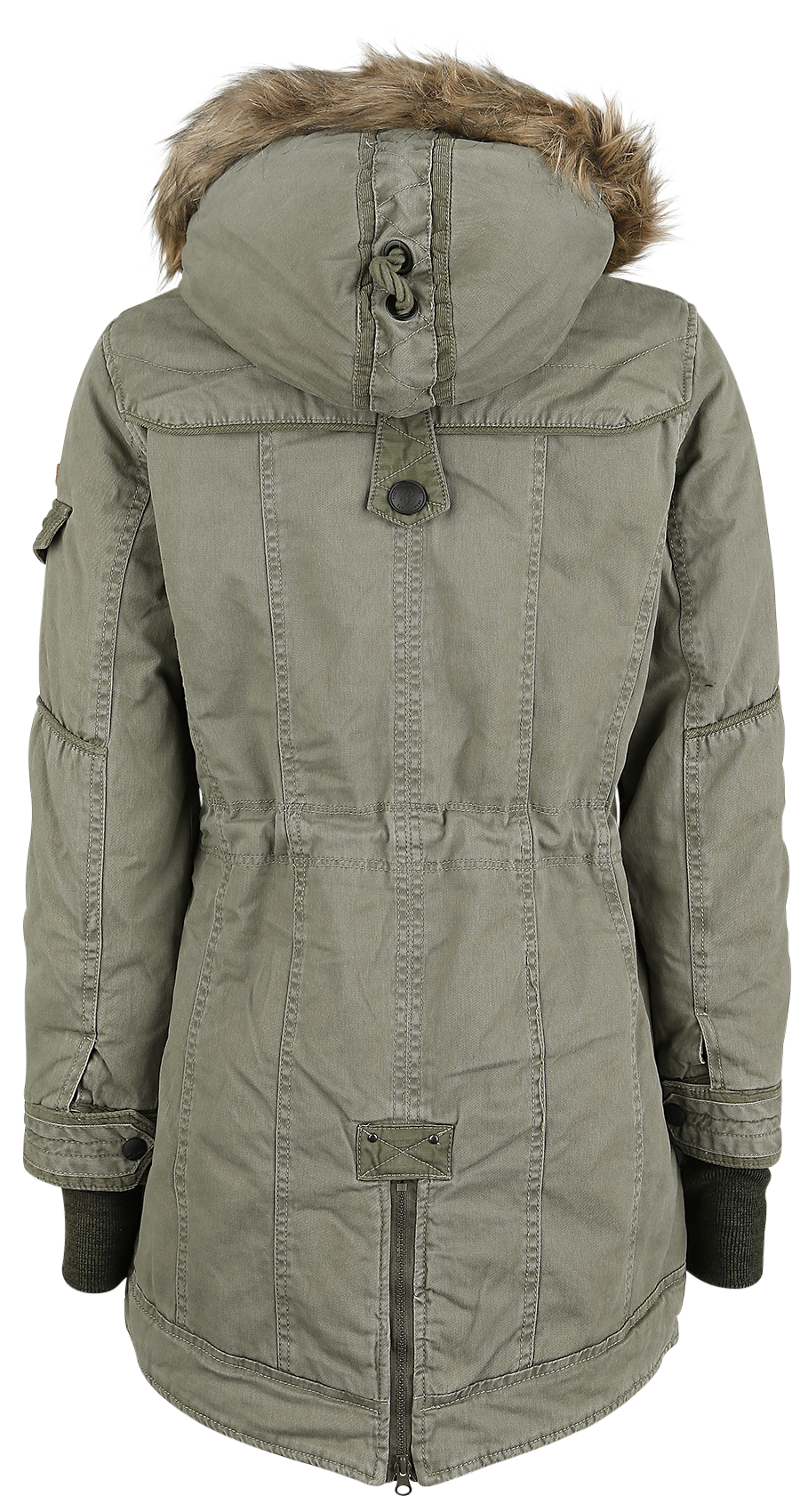 Manteau d'hiver  de Brandit - Parka Femme Saby - S à XL - pour Femme - olive - Brandit - View 2