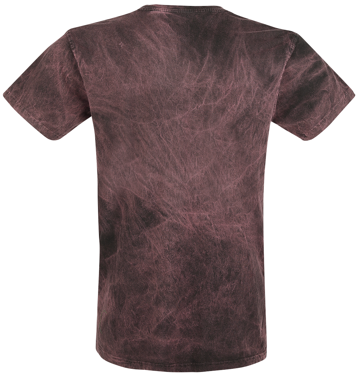 T-Shirt Manches courtes  de Outer Vision - Burned Magic - M à 4XL - pour Homme - bordeaux - Outer Vision - View 2