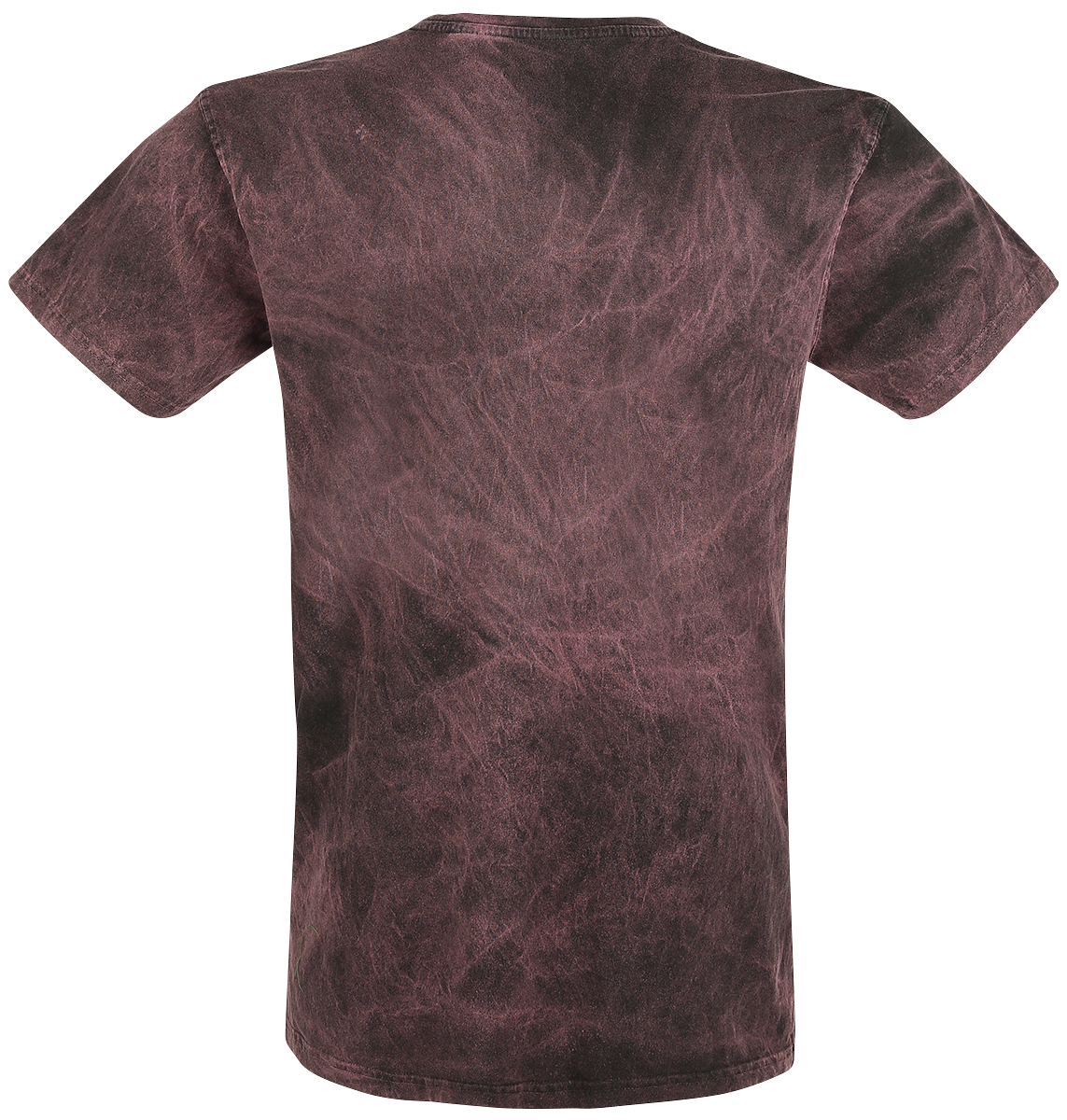 T-Shirt Manches courtes  de Outer Vision - Burned Magic - S à 4XL - pour Homme - bordeaux - Outer Vision - View 2