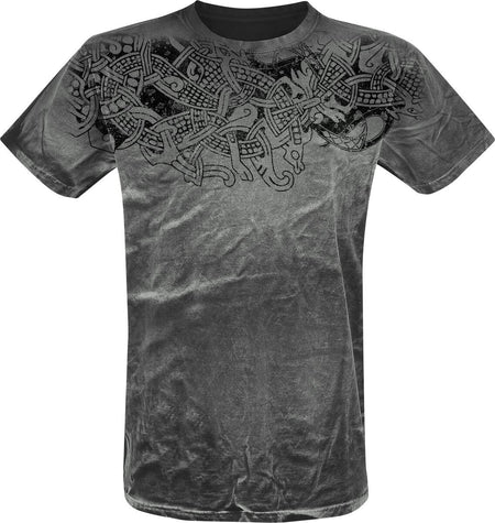 T-Shirt Manches courtes  de Outer Vision - Thunderstorm - S à 3XL - pour Homme - gris - Outer Vision