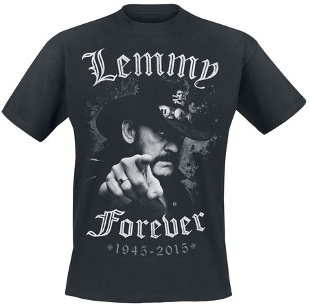 T-Shirt Manches courtes  de Motörhead - Lemmy - Forever - M à 5XL - pour Homme - noir - Motörhead