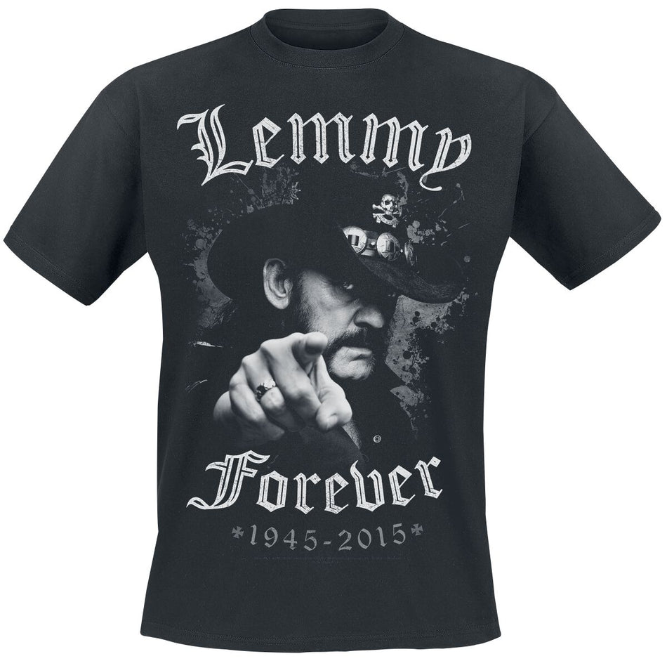 T-Shirt Manches courtes  de Motörhead - Lemmy - Forever - M à 5XL - pour Homme - noir - Motörhead