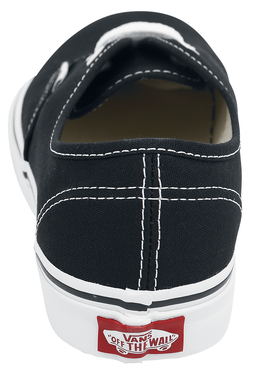 Baskets  de Vans - Authentic - EU37 à EU47 - pour Unisexe - noir/blanc - Vans - View 2