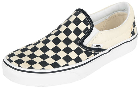 Baskets  de Vans - Classic Slip On Checkerboard - EU36 à EU47 - pour Unisexe - noir/blanc cassé - Vans