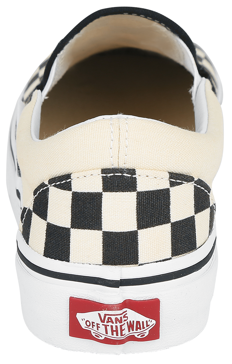 Baskets  de Vans - Classic Slip On Checkerboard - EU36 à EU47 - pour Unisexe - noir/blanc cassé - Vans - View 2