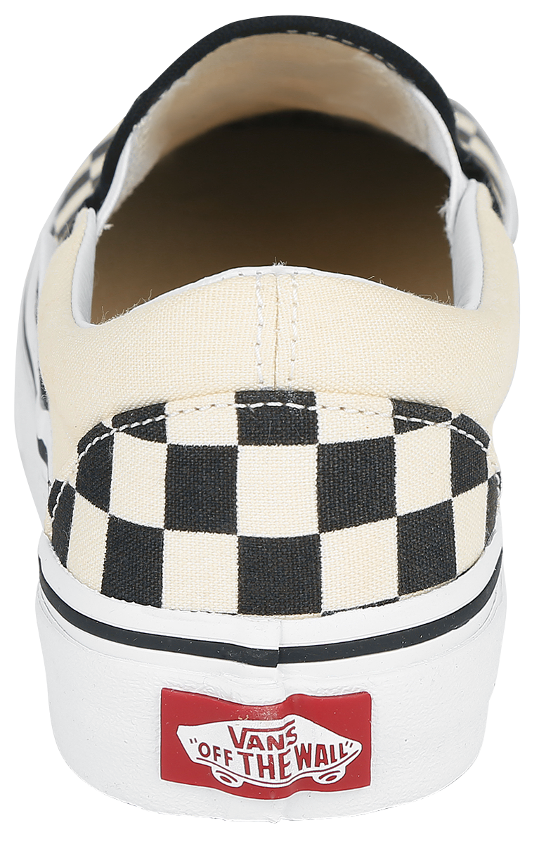 Baskets  de Vans - Classic Slip On Checkerboard - EU36 à EU47 - pour Unisexe - noir/blanc cassé - Vans - View 2