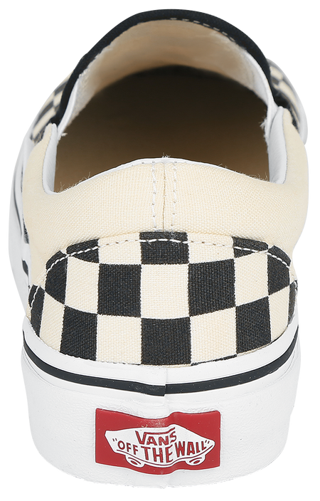 Baskets  de Vans - Classic Slip On Checkerboard - EU36 à EU47 - pour Unisexe - noir/blanc cassé - Vans - View 2