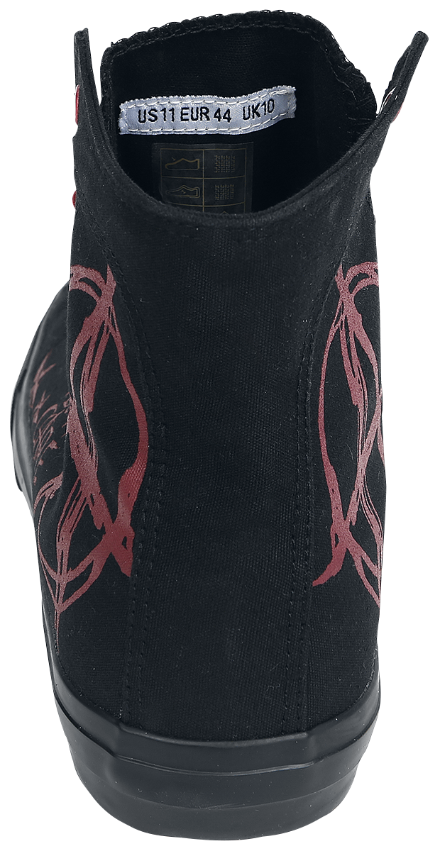 Baskets hautes  de RED by EMP - Walk The Line - EU36 à EU46 - pour Unisexe - noir - RED by EMP - View 2